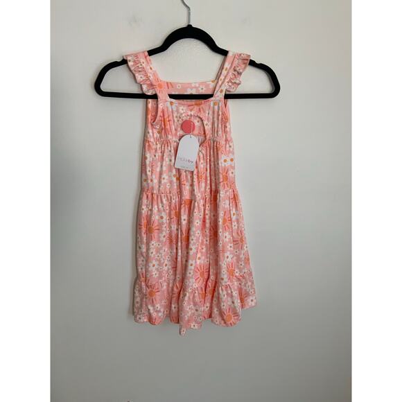 Mila & Rose Sweet & Sunny Ruffle Maxi Dress NWT size 4T - Picture 3 of 4
